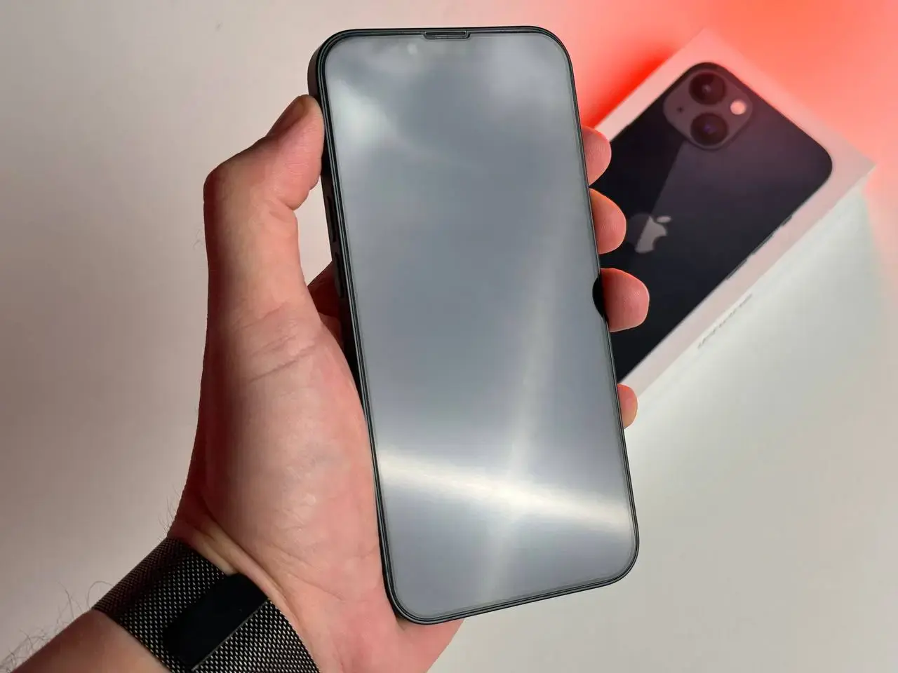 USED Apple iPhone 13 256GB Midnight (MLMU3, MLQ63)🔋90%(Состояние - 9.5/10, Комплект - Полное | гарантия - 1 мес.)
