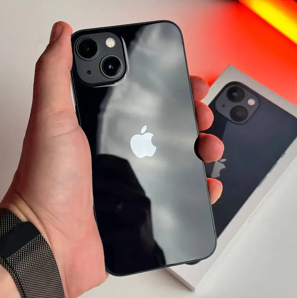 USED Apple iPhone 13 256GB Midnight (MLMU3, MLQ63)🔋90%(Состояние - 9.5/10, Комплект - Полное | гарантия - 1 мес.)