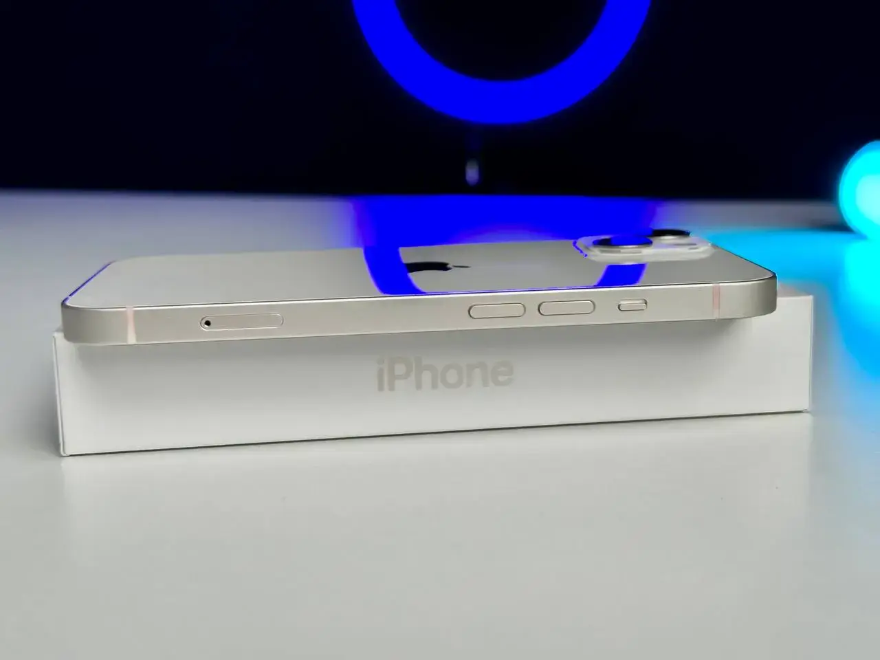USED Apple iPhone 13 256GB Starlight (MLMX3, MLQ73)🔋90%(Стан - 9.5/10, Комплект - повний | гарантія - 1 міс.)
