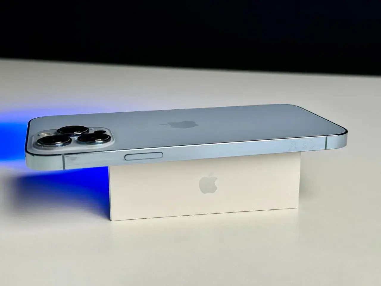 USED Apple iPhone 13 Pro Max 128GB Sierra Blue (MLKP3, MLL93)🔋88%(Стан - 8.5/10, Комплект - iPhone | гарантія - 1 міс.)