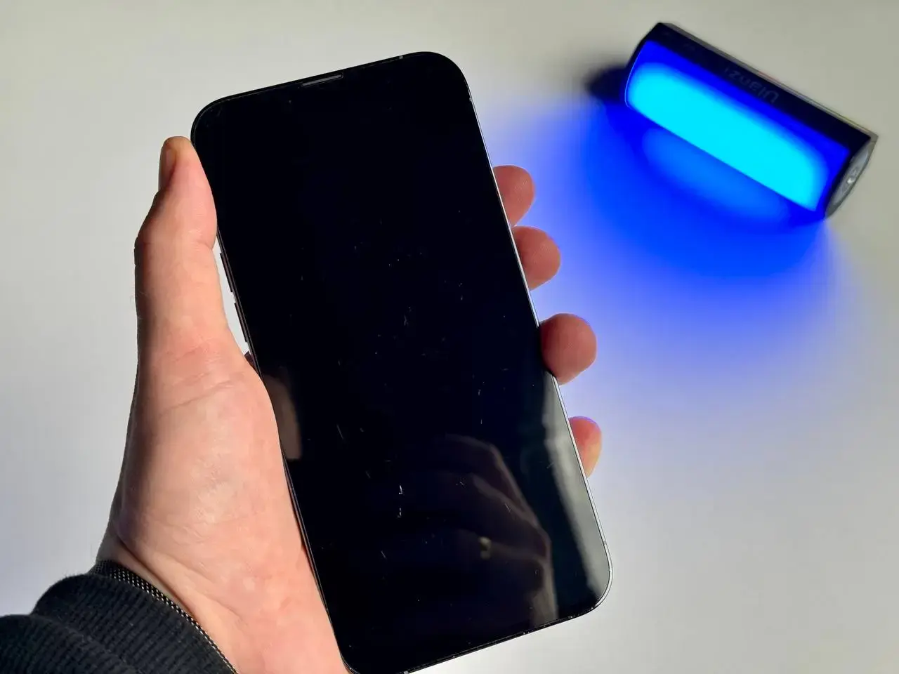 USED Apple iPhone 13 Pro Max 128GB Sierra Blue (MLKP3, MLL93)🔋88%(Стан - 8.5/10, Комплект - iPhone | гарантія - 1 міс.)