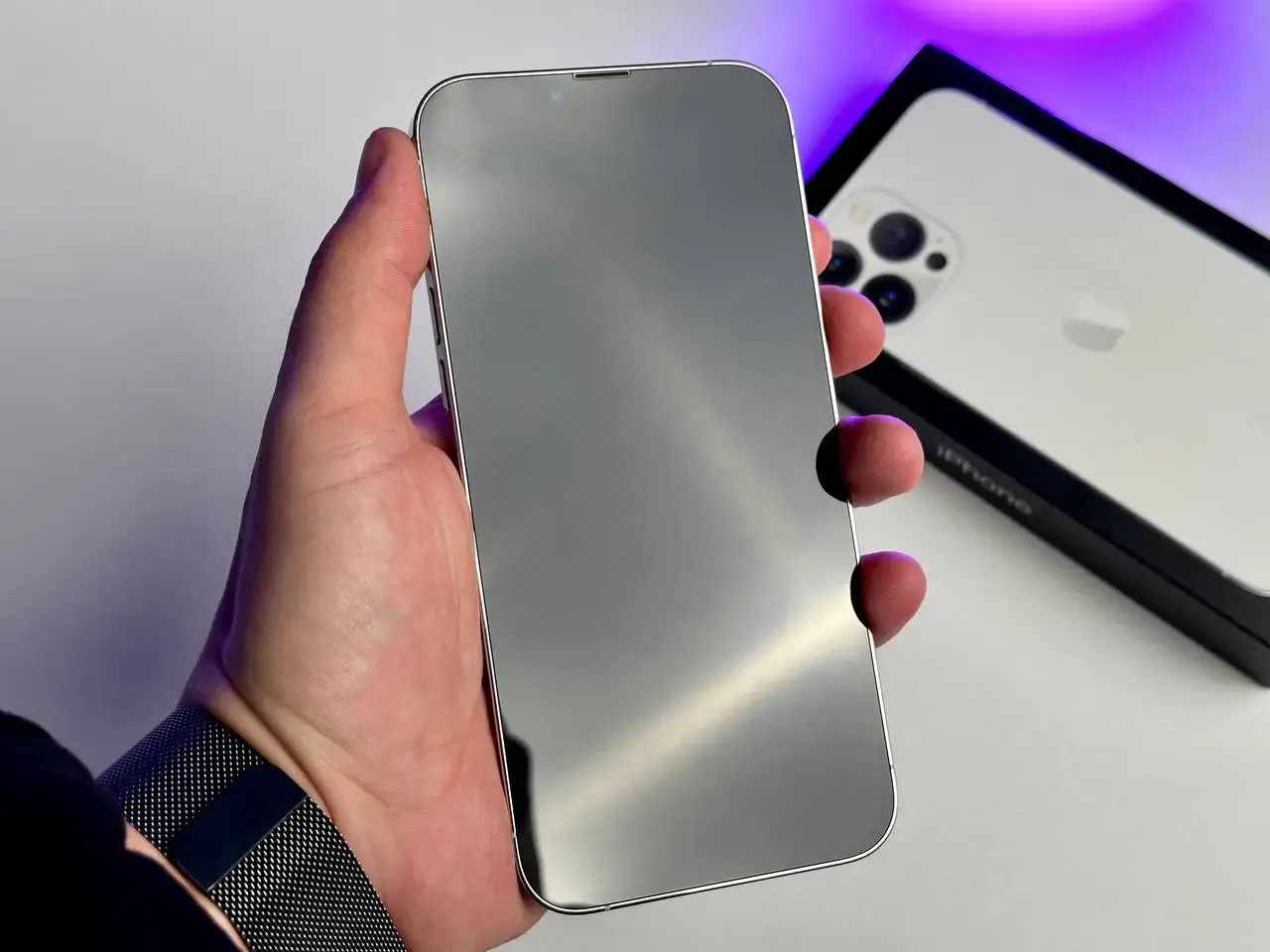 USED Apple iPhone 13 Pro Max 256GB Silver (MLKT3, MLLC3)🔋88%(Стан - 9/10, Комплект - Повний | гарантія - 1 міс.)