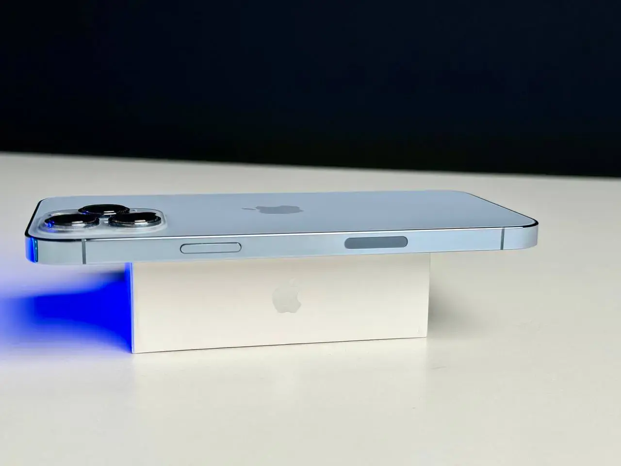 USED Apple iPhone 13 Pro Max 512GB Sierra Blue (MLL03, MLLJ3)🔋100%(Стан - 9/10, Комплект - iPhone | гарантія - 1 міс.)