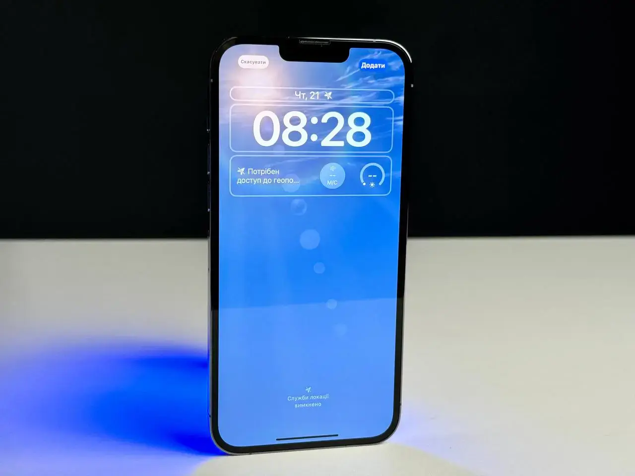 USED Apple iPhone 13 Pro Max 512GB Sierra Blue (MLL03, MLLJ3)🔋100%(Стан - 9/10, Комплект - iPhone | гарантія - 1 міс.)