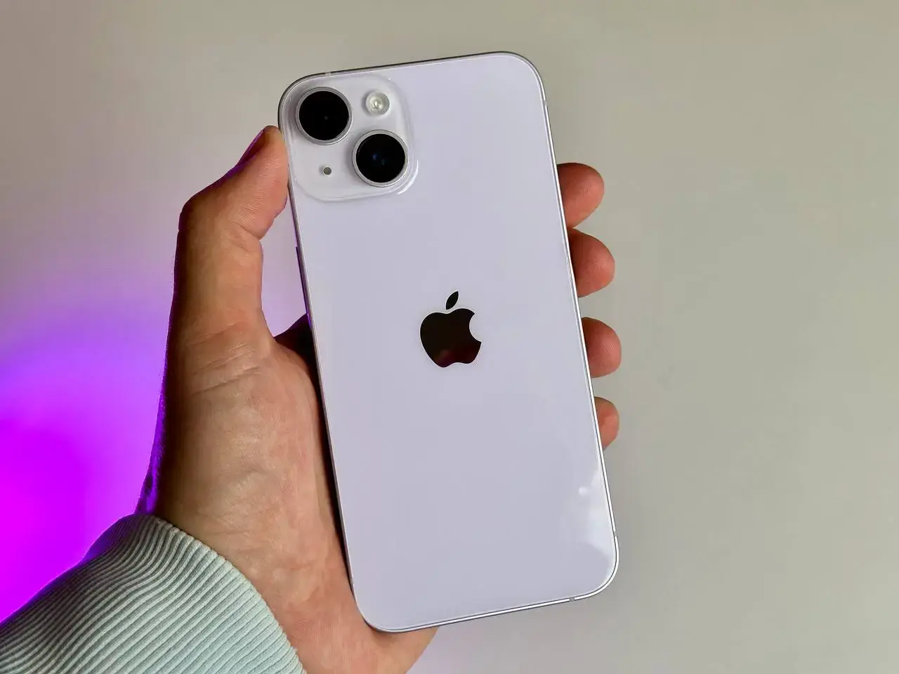 USED Apple iPhone 14 128GB Purple (MPV03)🔋90%(Стан - 10/10, Комплект - повний | гарантія - 1 міс.)