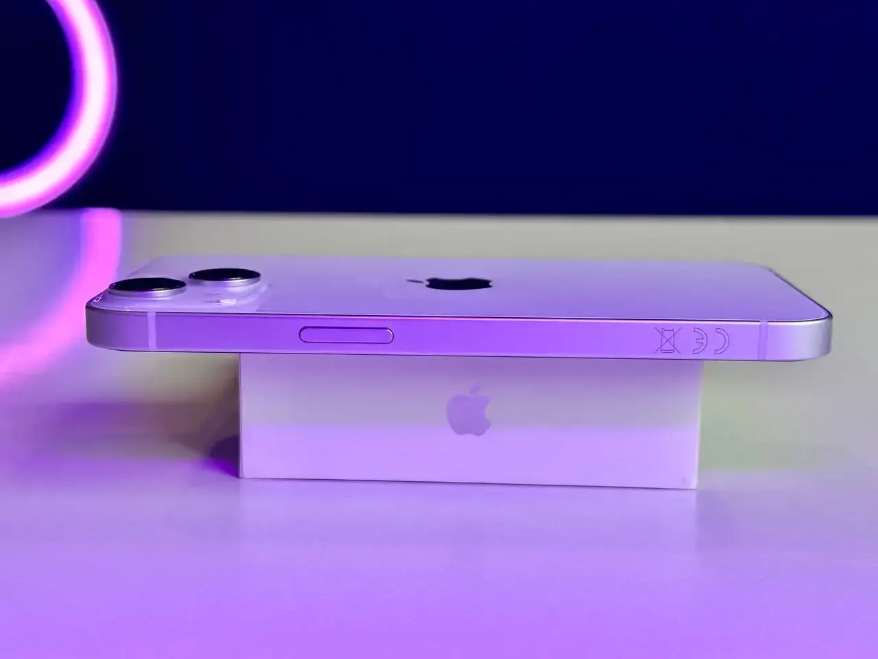 USED Apple iPhone 14 128GB Purple (MPV03)🔋90%(Стан - 10/10, Комплект - повний | гарантія - 1 міс.)