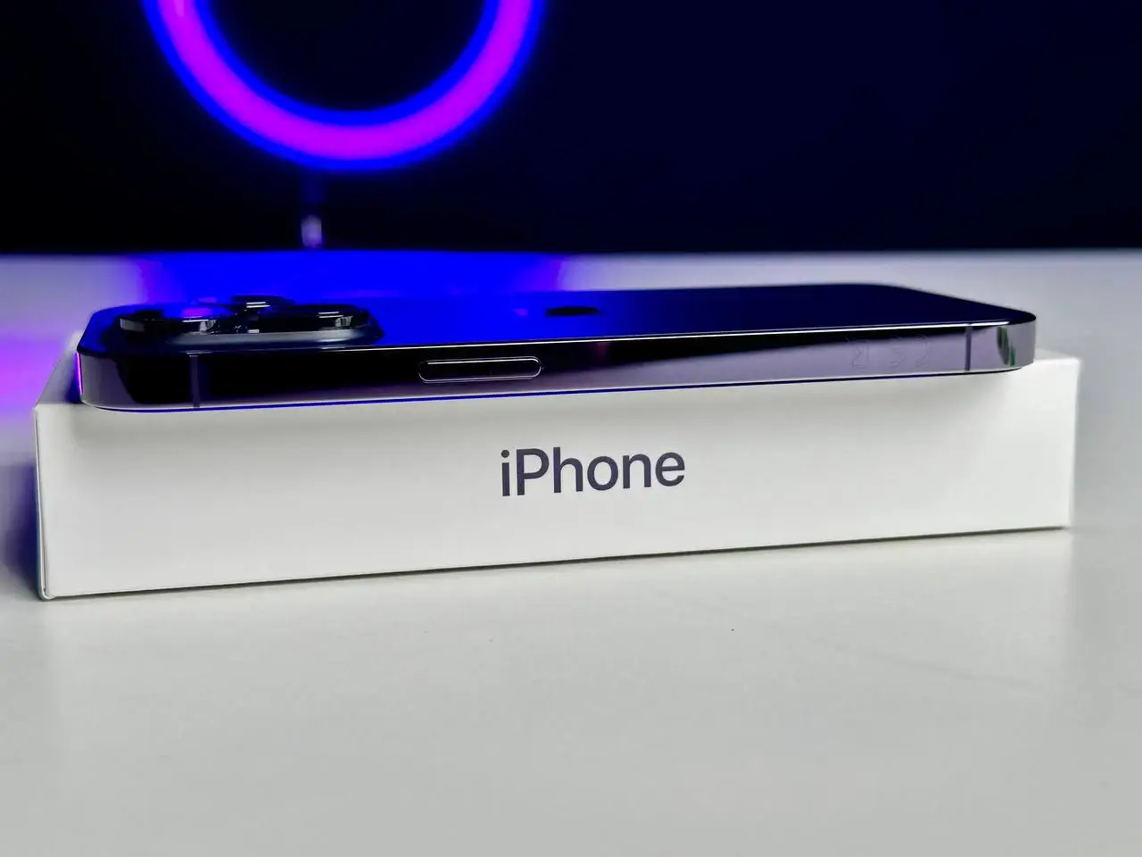 USED Apple iPhone 14 Pro 128GB Deep Purple (MQ0G3)🔋100%(Состояние - 9.9/10, Комплект - полное | гарантия - 1 мес.)