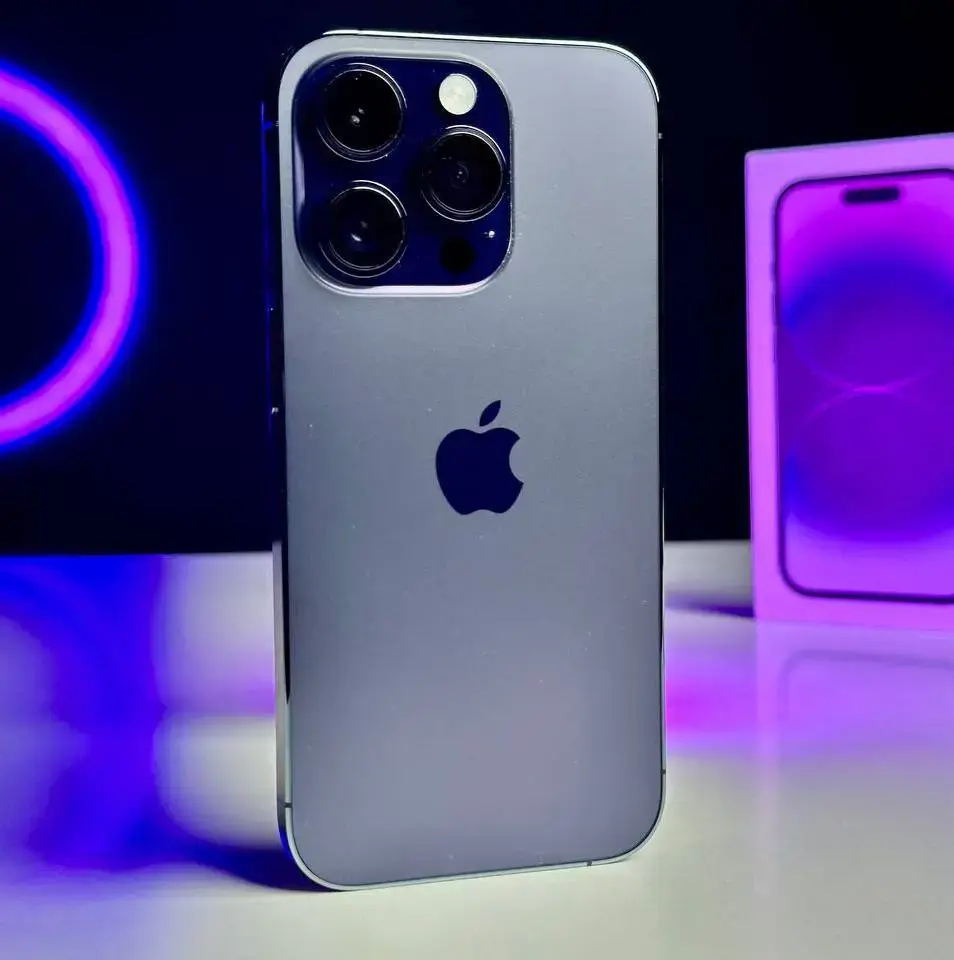 USED Apple iPhone 14 Pro 128GB Deep Purple (MQ0G3)🔋100%(Состояние - 9.9/10, Комплект - полное | гарантия - 1 мес.)
