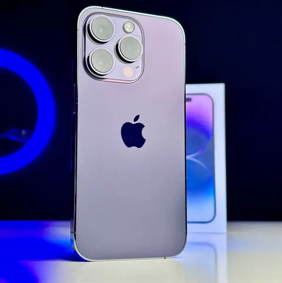USED Apple iPhone 14 Pro 128GB Deep Purple (MQ0G3)🔋91%(Состояние - 9/10, Комплект - полное | гарантия - 1 мес.)