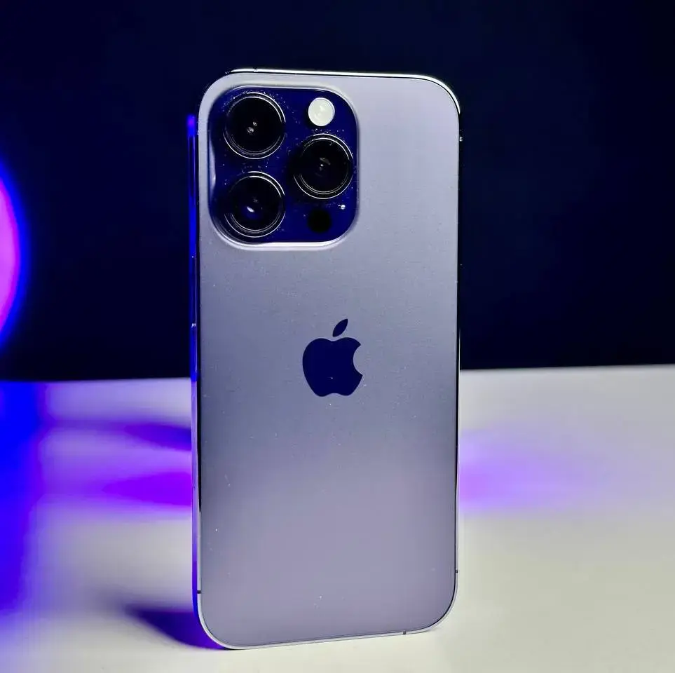 USED Apple iPhone 14 Pro 256GB Deep Purple eSim (MQ1D3)🔋92%(Состояние - 9/10, Комплект - полный | гарантия - 1 мес.)
