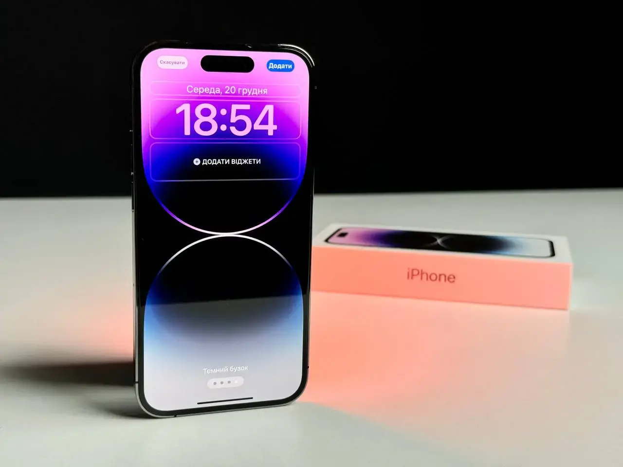USED Apple iPhone 14 Pro 256GB Deep Purple (MQ1F3)🔋98%(Стан - 9.9/10, Комплект - Повний | гарантія - 1 міс.)