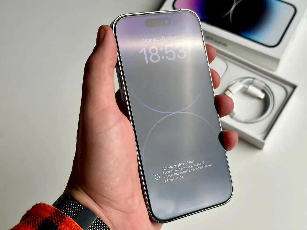 USED Apple iPhone 14 Pro 256GB Deep Purple (MQ1F3)🔋98%(Стан - 9.9/10, Комплект - Повний | гарантія - 1 міс.)