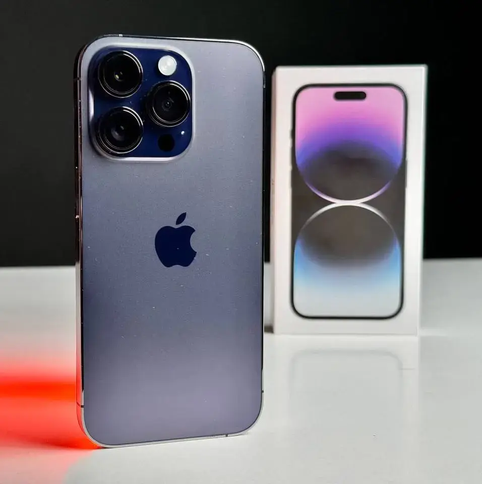 USED Apple iPhone 14 Pro 256GB Deep Purple (MQ1F3)🔋98%(Состояние - 9.9/10, Комплект - Полный | гарантия - 1 мес.)