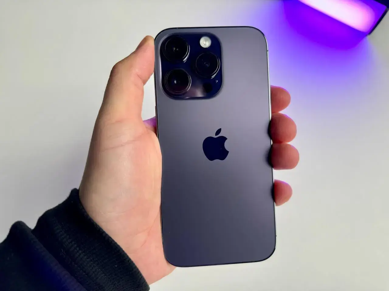 USED Apple iPhone 14 Pro 256GB Deep Purple (MQ1F3)🔋99%(Стан - 8.9/10, Комплект - iPhone | гарантія - 3 міс.)