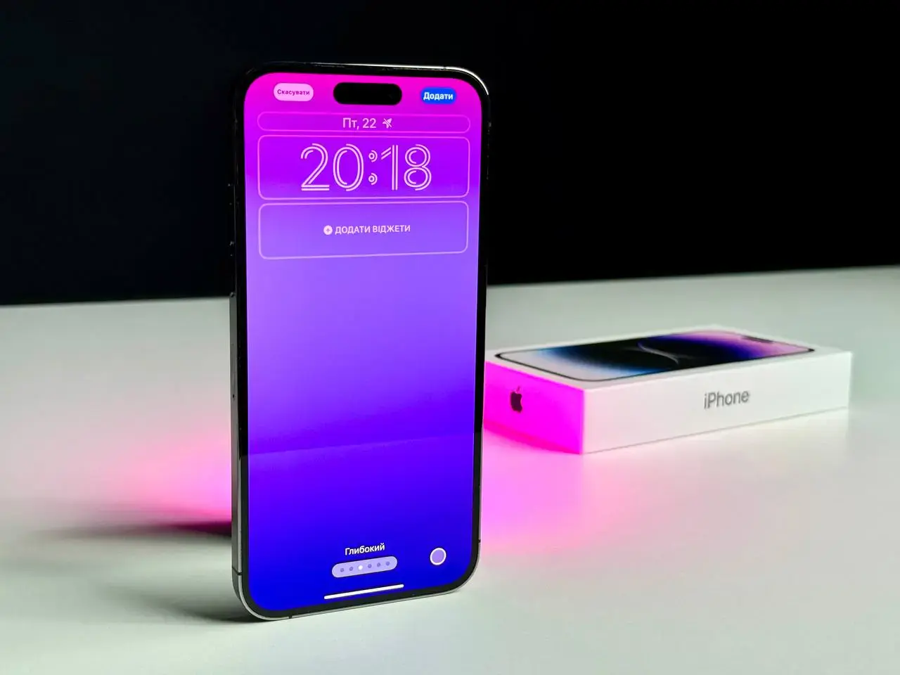USED Apple iPhone 14 Pro Max 128GB Deep Purple (MQ9T3)🔋97%(Стан - 9/10, Комплект - Повний | гарантія - 1 міс.)