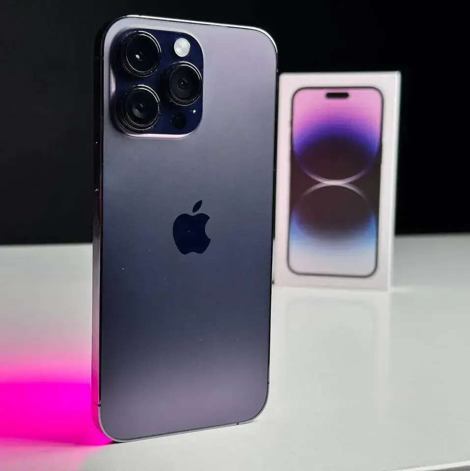 USED Apple iPhone 14 Pro Max 128GB Deep Purple (MQ9T3)🔋97%(Состояние - 9/10, Комплект - Полный | гарантия - 1 мес.)