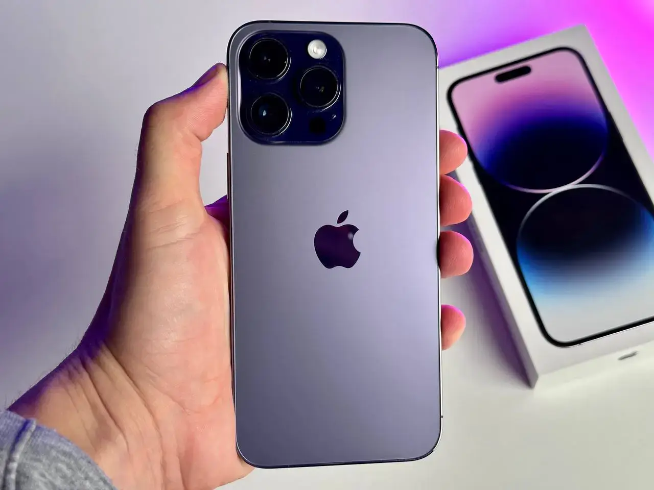 USED Apple iPhone 14 Pro Max 512GB Deep Purple (MQAM3)🔋89%(Состояние - 9.5/10, Комплект - полный | гарантия - 1 мес.)