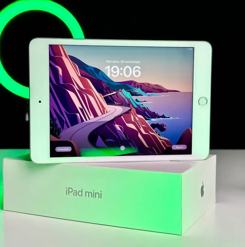 USED iPad mini 5 Wi-Fi 256GB Silver (MUU52) 🔋82% (Состояние - 9/10, комплект - Полный, гарантия - 1 мес.)