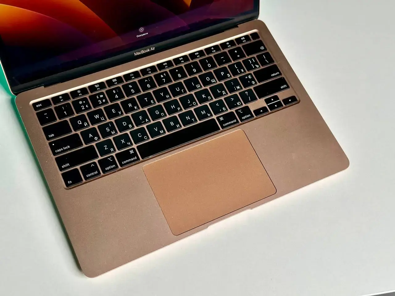 USED MacBook Air 13" Gold 2020 (MWTL2)(i3/8GB/256SSD)🔋82%(Состояние - 9/10. Комплект - Полный | гарантия - 1 мес.) - Cycle 423