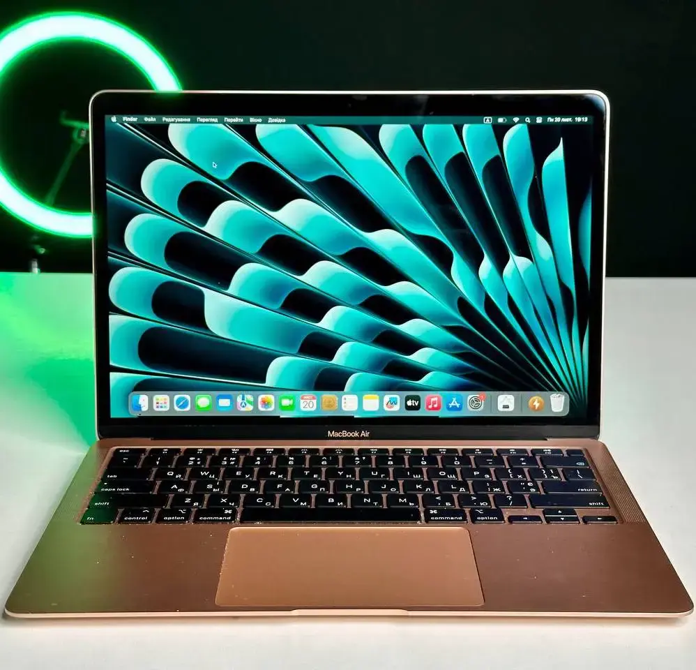USED MacBook Air 13" Gold 2020 (MWTL2)(i3/8GB/256SSD)🔋82%(Состояние - 9/10. Комплект - Полный | гарантия - 1 мес.) - Cycle 423