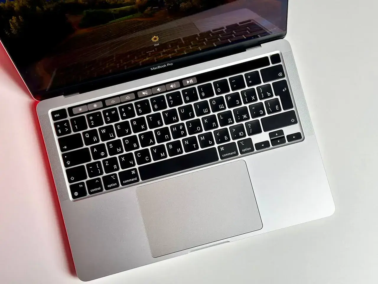 USED MacBook Pro 13" Silver (MYDA2) 2020 (M1/8GB/256SSD)🔋94% (Стан - 9.5/10. Комплект - повний | гарантія - 3 міс.) - Cycle 48
