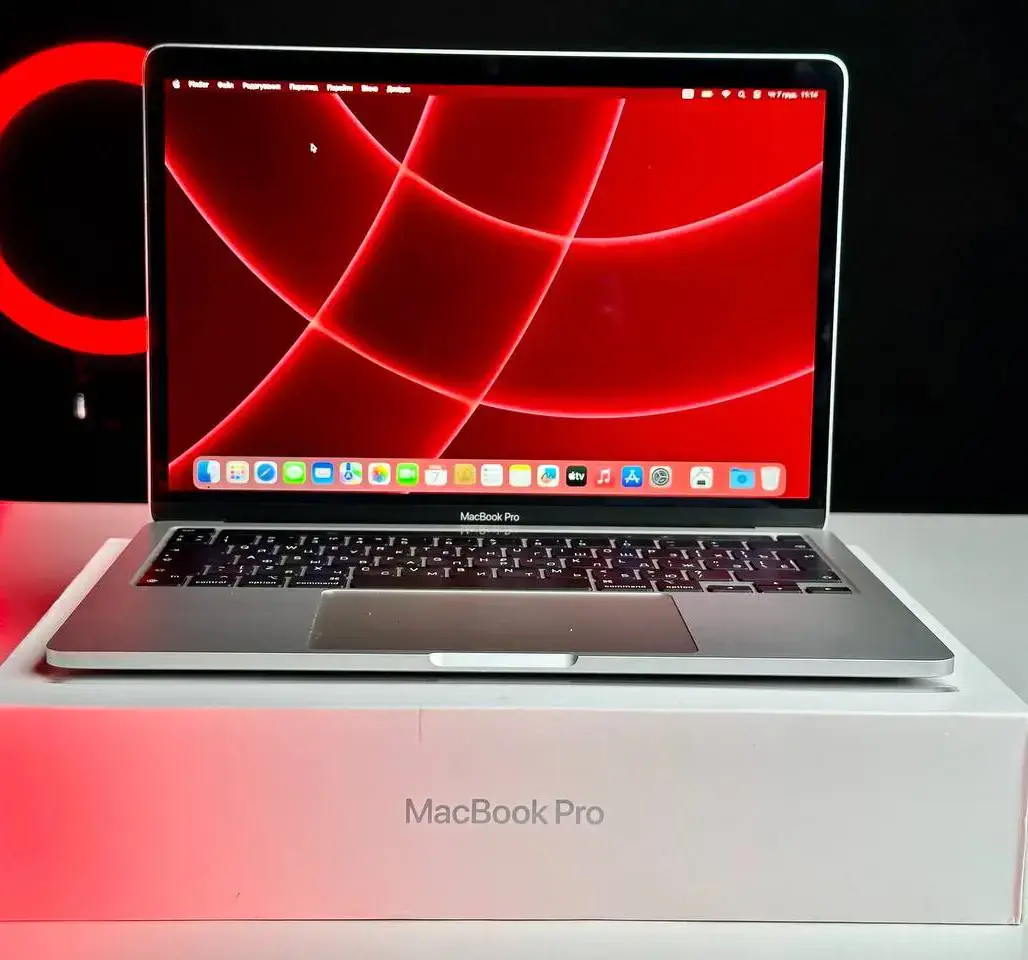 USED MacBook Pro 13" Silver (MYDA2) 2020 (M1/8GB/256SSD)🔋94% (Стан - 9.5/10. Комплект - повний | гарантія - 3 міс.) - Cycle 48