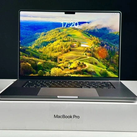 USED MacBook Pro 16" Space Gray (MK193) 2021🔋97% (Состояние - 9.5/10. Комплект - Полный | гарантия - 1 мес.) - Cycle 36