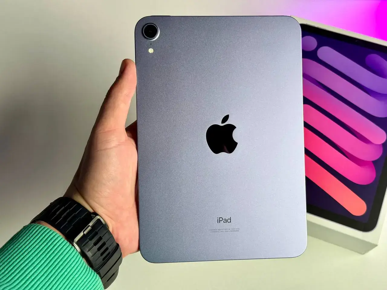 USED iPad mini 6 Wi-Fi 64GB Purple (MK7R3)🔋97% (Состояние - 10/10, комплект - Полный, гарантия - 3 мес.)