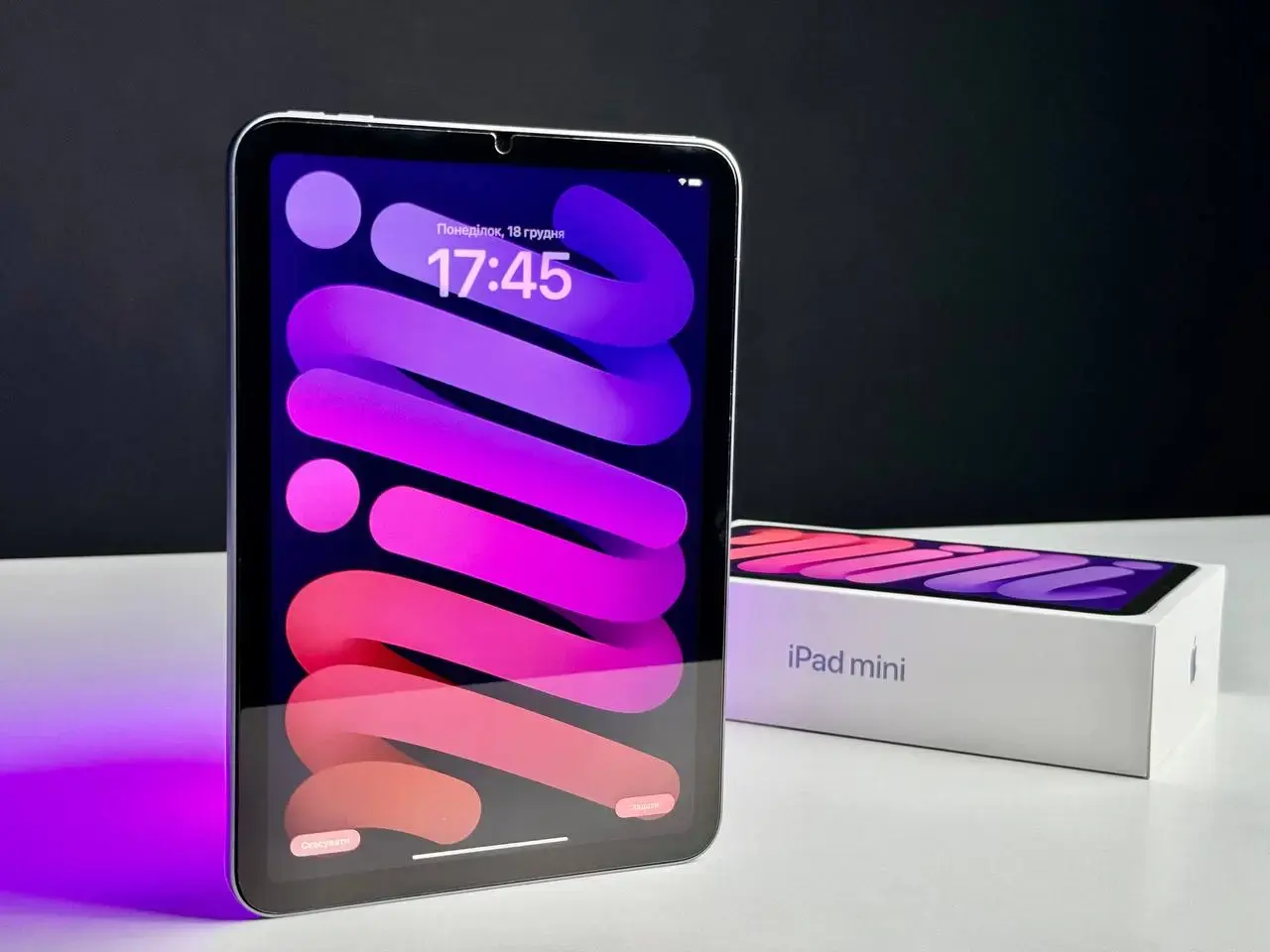 USED iPad mini 6 Wi-Fi 64GB Purple (MK7R3)🔋97% (Состояние - 10/10, комплект - Полный, гарантия - 3 мес.)