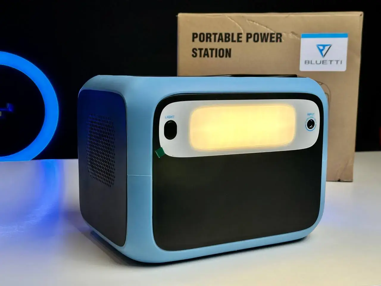 USED Портативная зарядная станция BLUETTI PowerOak AC50S Portable Power Station | 300W 500Wh – Blue