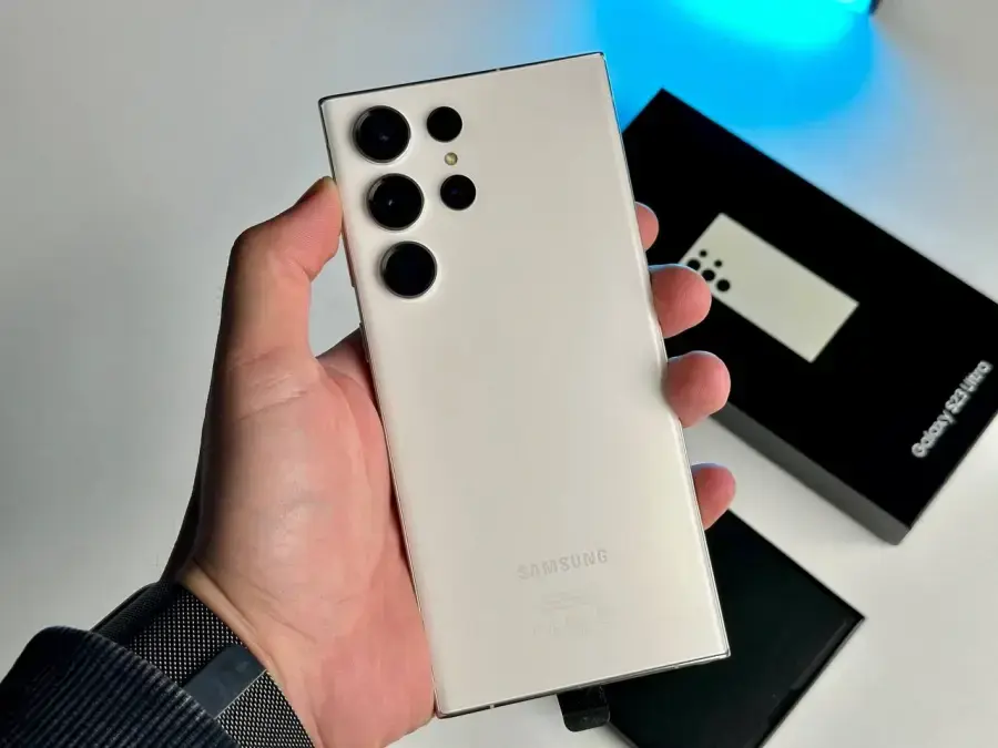 USED Смартфон Samsung Galaxy S23 Ultra 12/512GB - Cream (SM-S918BZEH)🔋100%(Состояние - 9/10, Комплект - Полный | гарантия - 1 мес.)