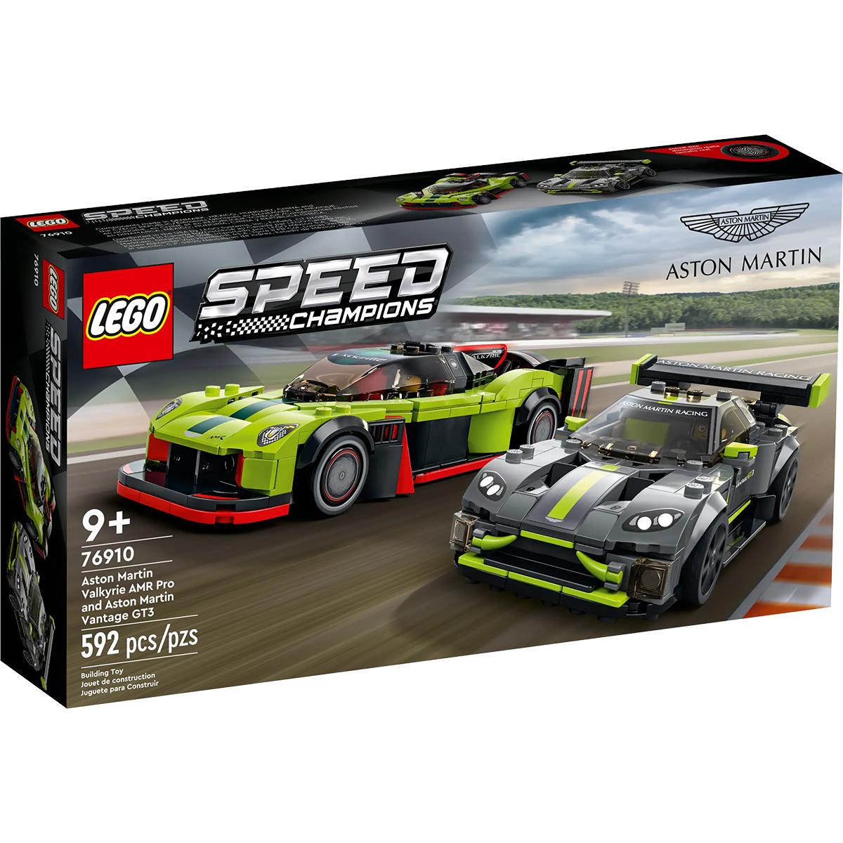 Авто-конструктор LEGO Aston Martin Valkyrie AMR Pro та Aston Martin Vantage GT3 (76910)