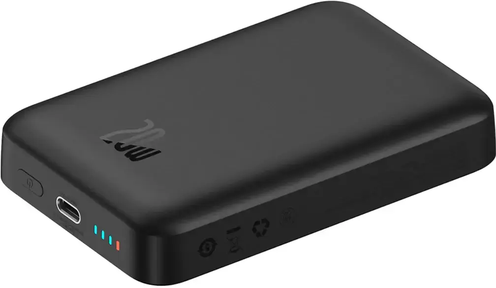 Внешний аккумулятор (павербанк) Baseus Magnetic Mini Fast Charging 20W 10000mAh - Black (PPCX030001)