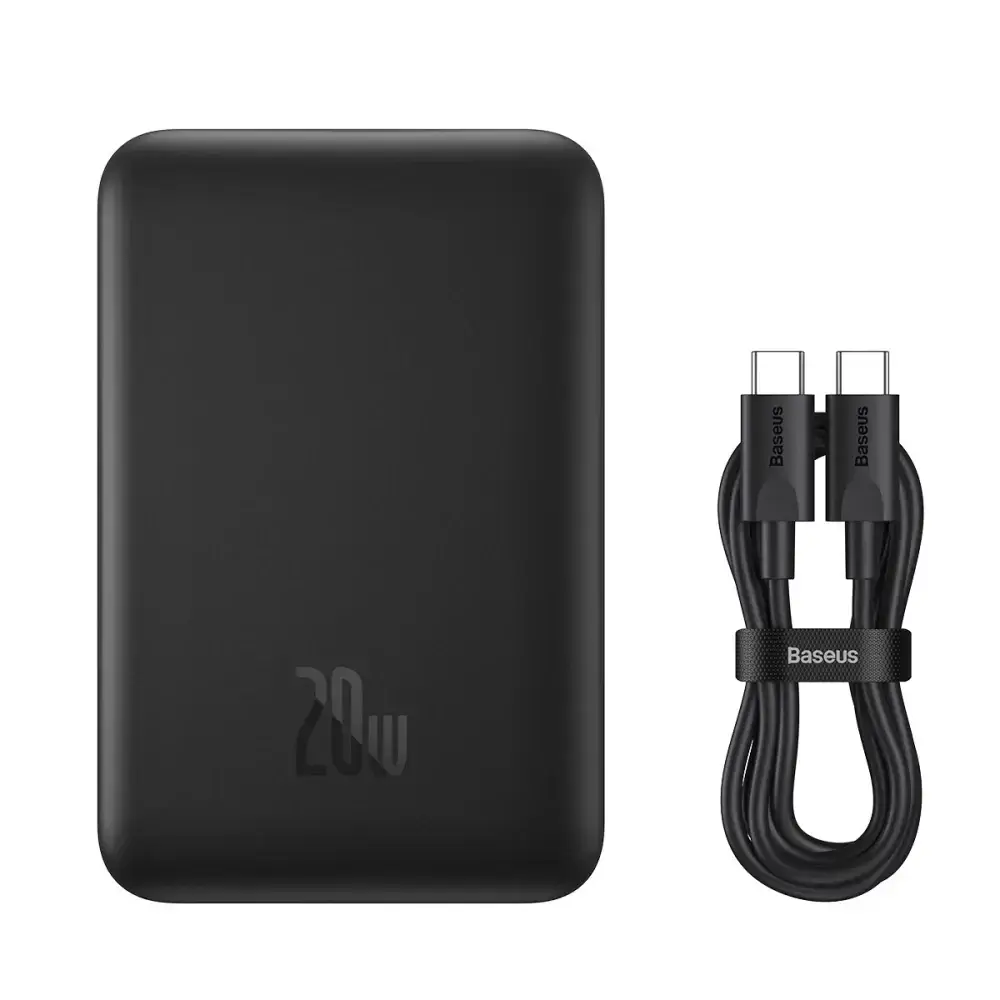 Внешний аккумулятор (павербанк) Baseus Magnetic Mini Fast Charging 20W 10000mAh - Black (PPCX030001)