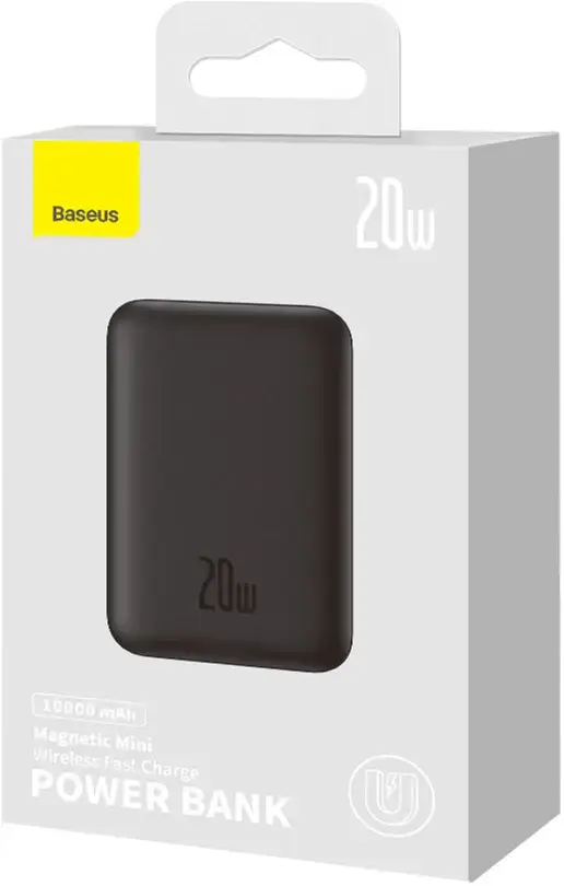 Внешний аккумулятор (павербанк) Baseus Magnetic Mini Fast Charging 20W 10000mAh - Black (PPCX030001)