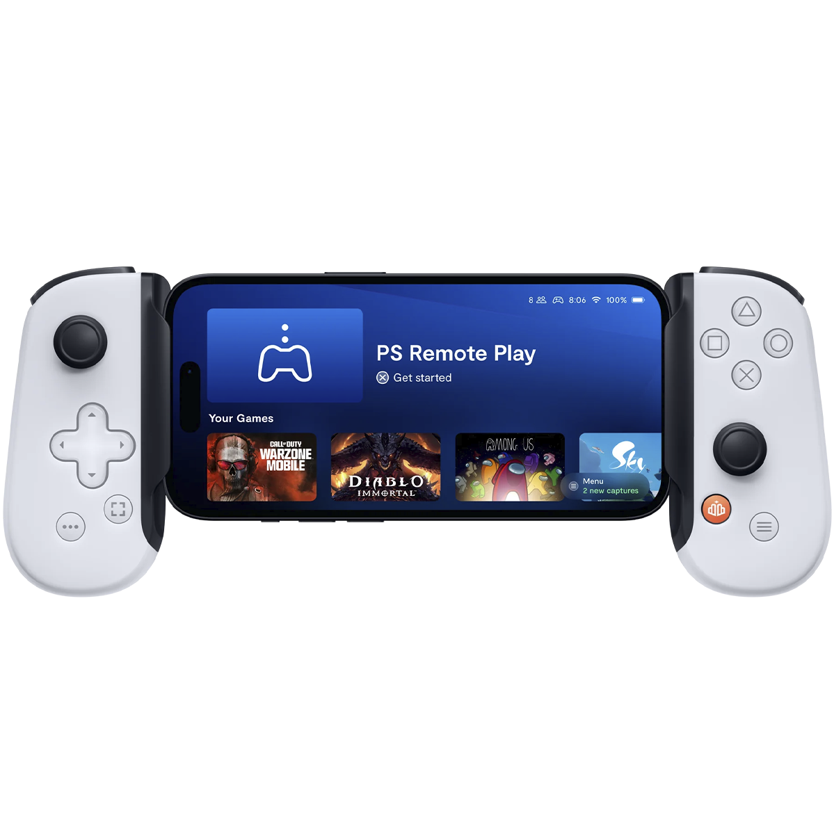 Мобільний ігровий контролер Backbone One Mobile Gaming Controller - PlayStation Edition for iPhone 15 & Android - USB-C [2nd gen]