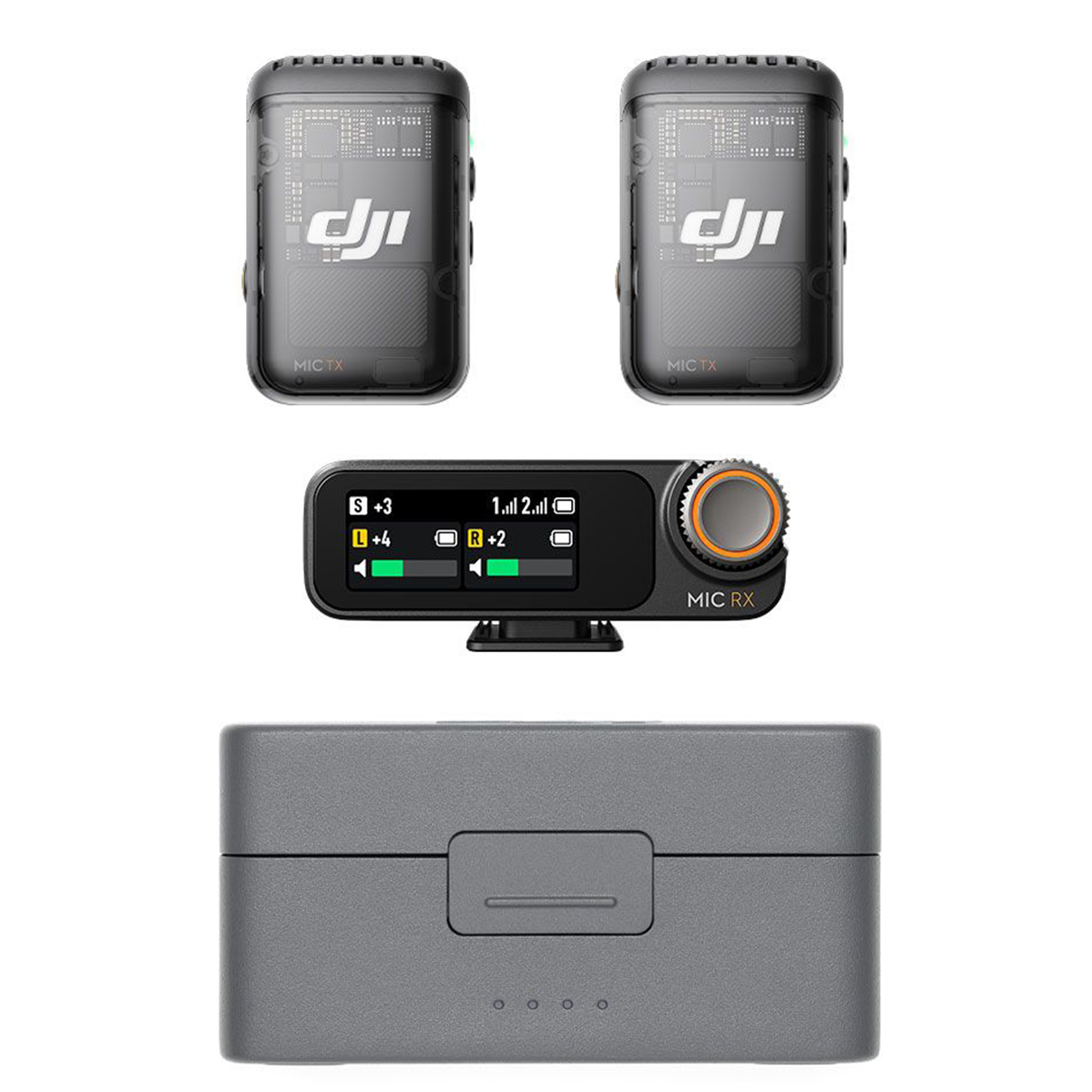Мікрофонна радіосистема DJI Mic 2 [2 TX + 1 RX + Charging Case] (CP.RN.00000325.01)