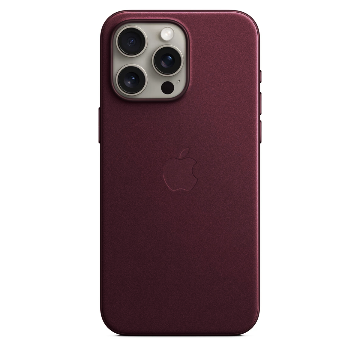 Чехол Apple iPhone 15 Pro Leather Case with Animation & MagSafe LUX COPY - Mulberry