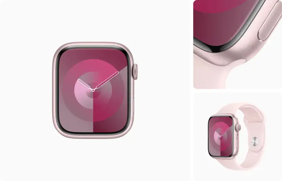 Apple Watch Series 9 GPS 45mm Pink Aluminum Case (MR9T3) - Новий запакований годинник без ремінця