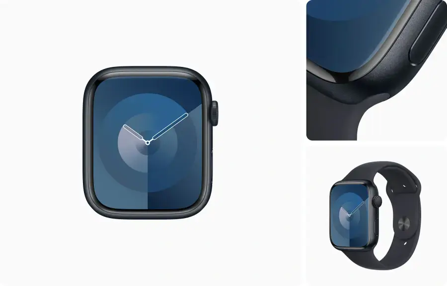 Apple Watch Series 9 GPS + Cellular 45mm Midnight Aluminum Case (MRQH3) - Новий запакований годинник без ремінця