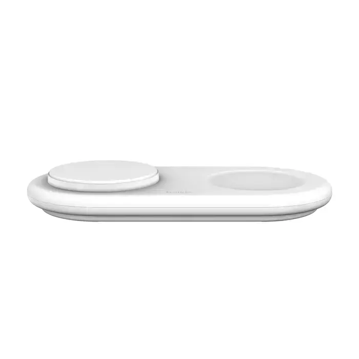 Беспроводная зарядная панель Belkin BoostCharge Pro 2-in-1 Magnetic Wireless Charging Pad with Qi2 15W - White (WIZ021vfWH) EU Plug