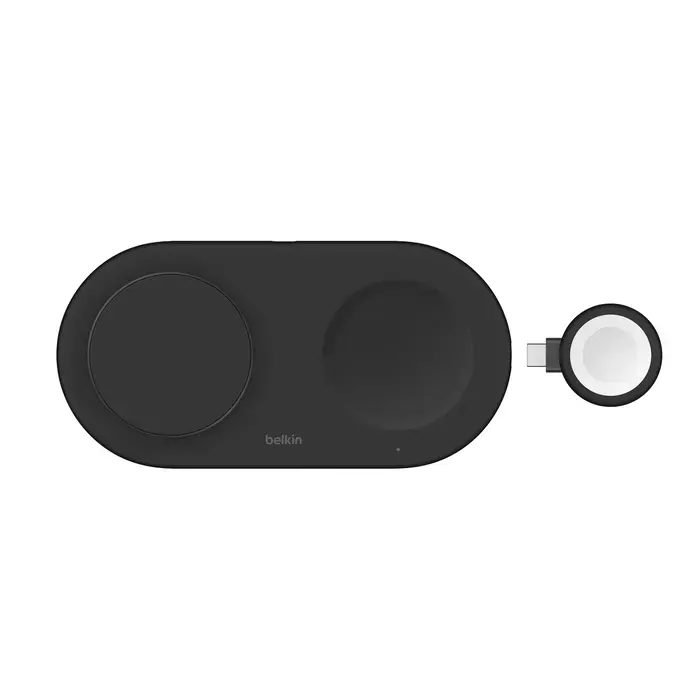 Беспроводная зарядная панель Belkin BoostCharge Pro 3-in-1 Magnetic Wireless Charging Pad with Qi2 15W - Black (WIZ022vfBK)