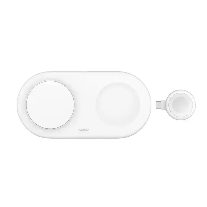 Беспроводная зарядная панель Belkin BoostCharge Pro 3-in-1 Magnetic Wireless Charging Pad with Qi2 15W - White (WIZ022vfWH)