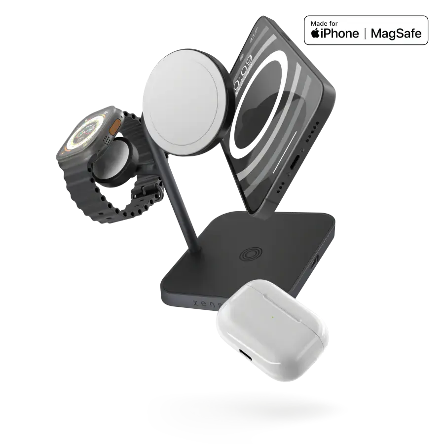 Бездротовий зарядний пристрій Zens 4-in-1 MagSafe + Watch Wireless Charging Station (ZEAPDC01/00)