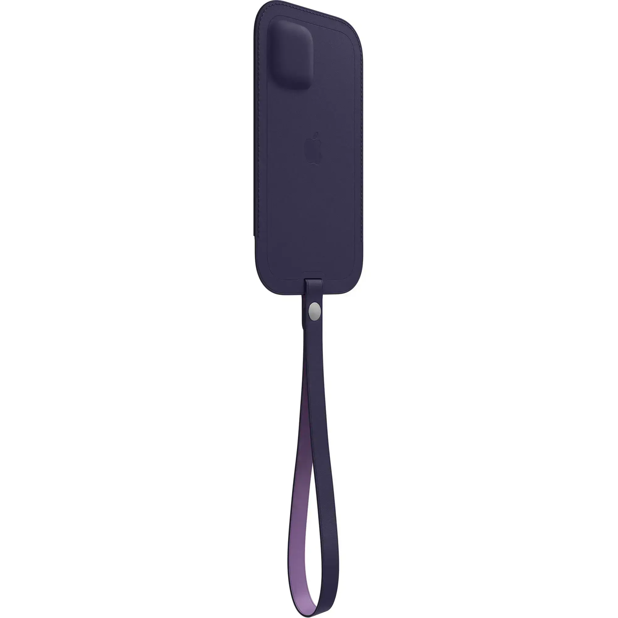 Чехол Apple iPhone 12 Pro Max Leather Sleeve with MagSafe - Deep Violet (MK0D3)