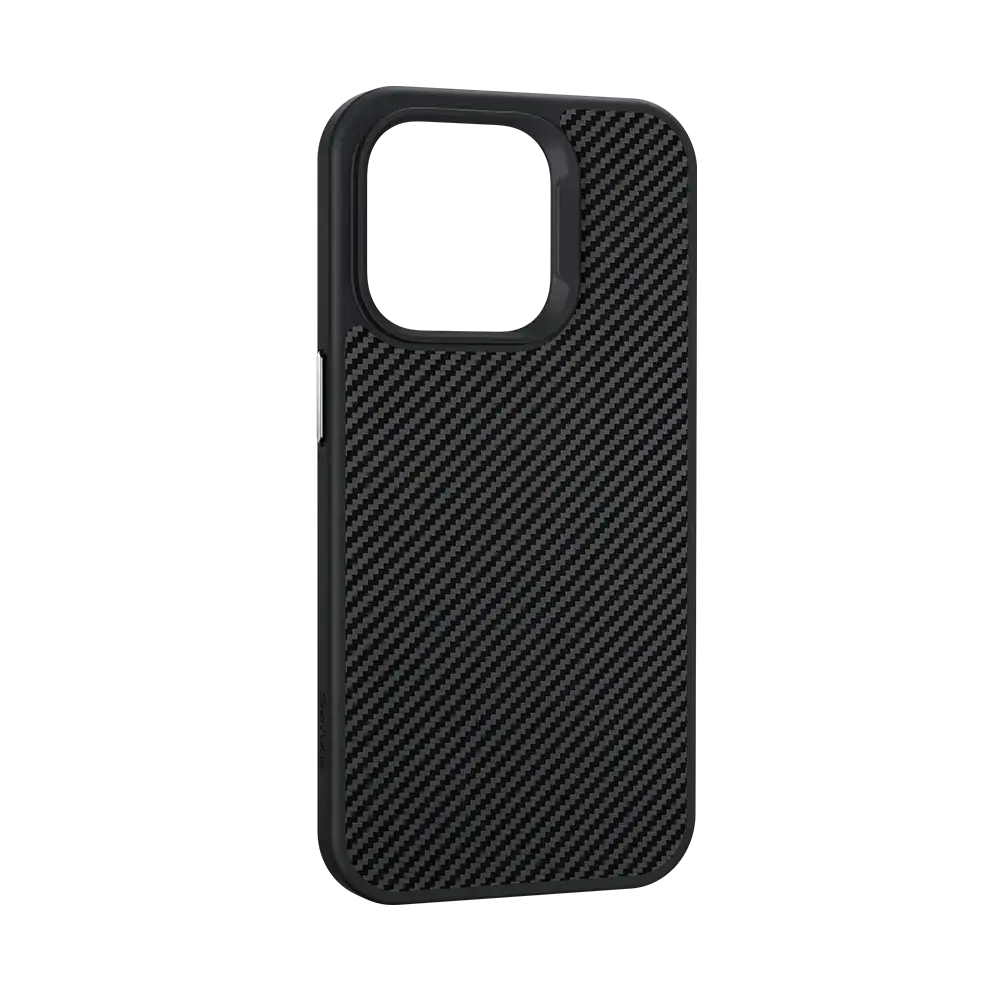 Чехол Monblan Magnetic Kelvar Case with MagSafe for iPhone 15 Pro Max - Black/Grey (01135)