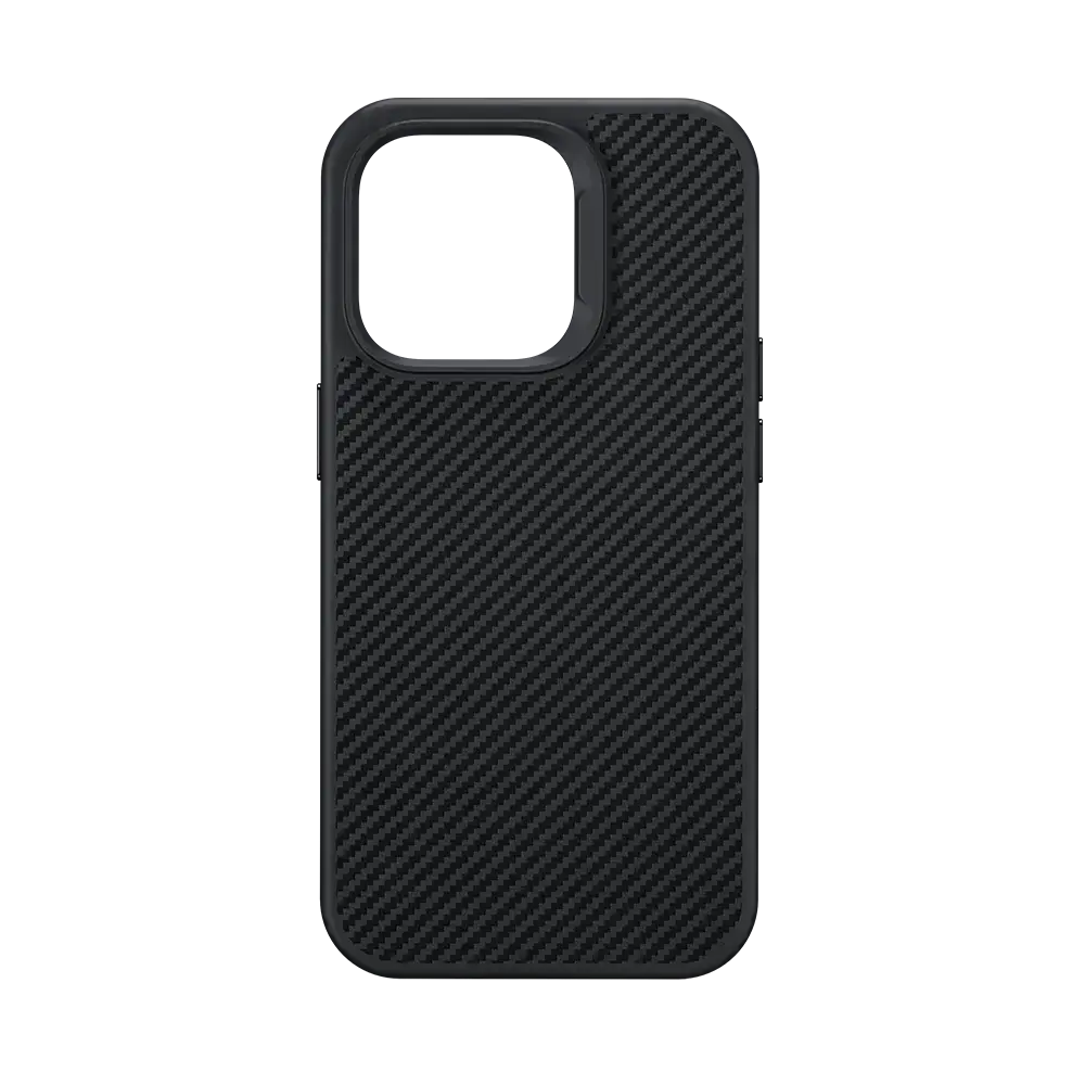 Чехол Monblan Magnetic Kelvar Case with MagSafe for iPhone 15 Pro Max - Black/Grey (01135)