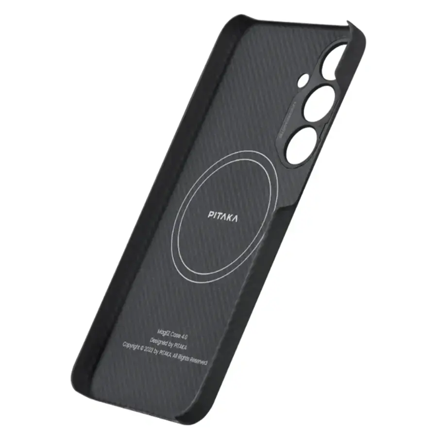 Чехол Pitaka MagEZ Case 4 Twill for Samsung Galaxy S24 - Black/Grey (KS2401)