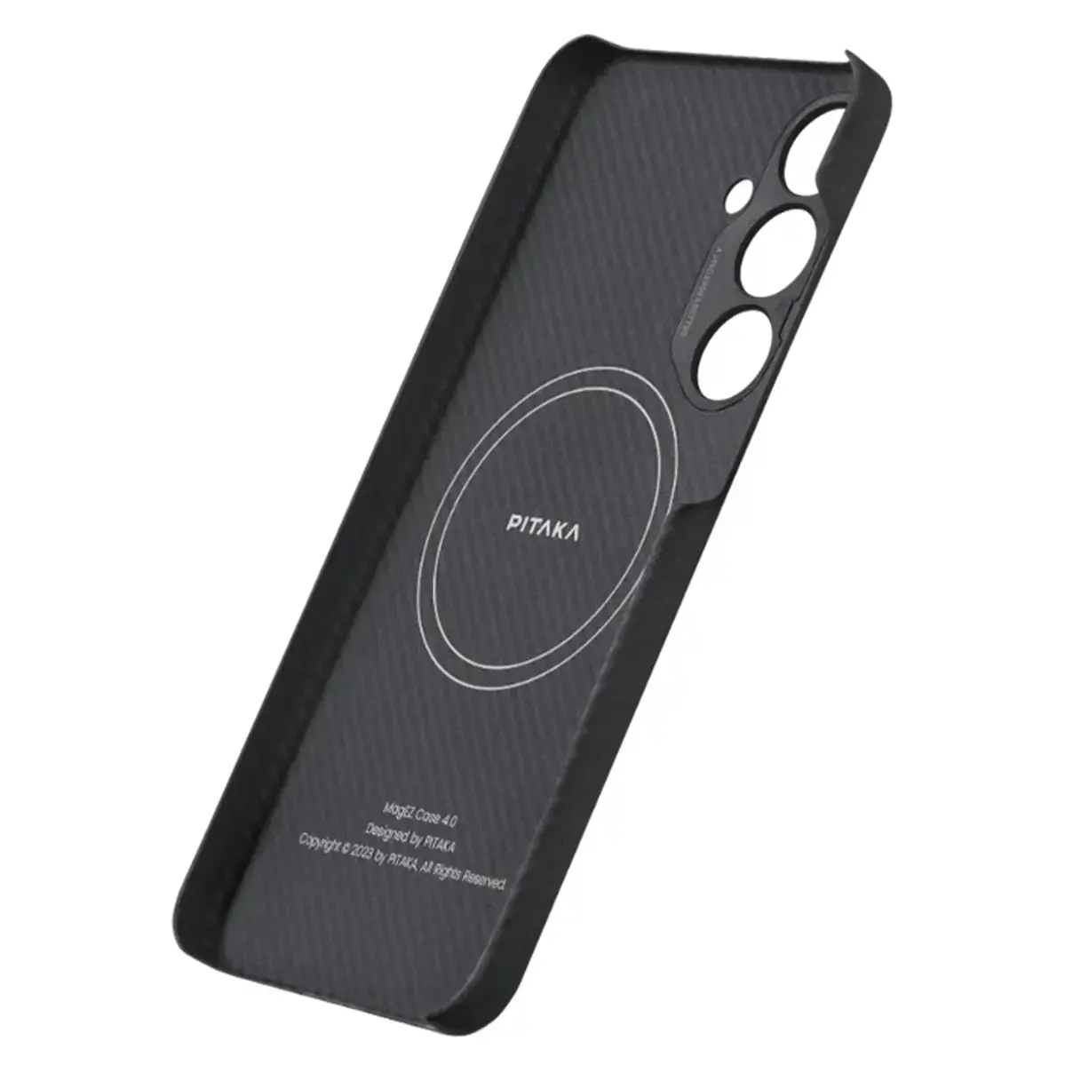 Чехол Pitaka MagEZ Case 4 Twill for Samsung Galaxy S24 Plus - Black/Grey (KS2401S)