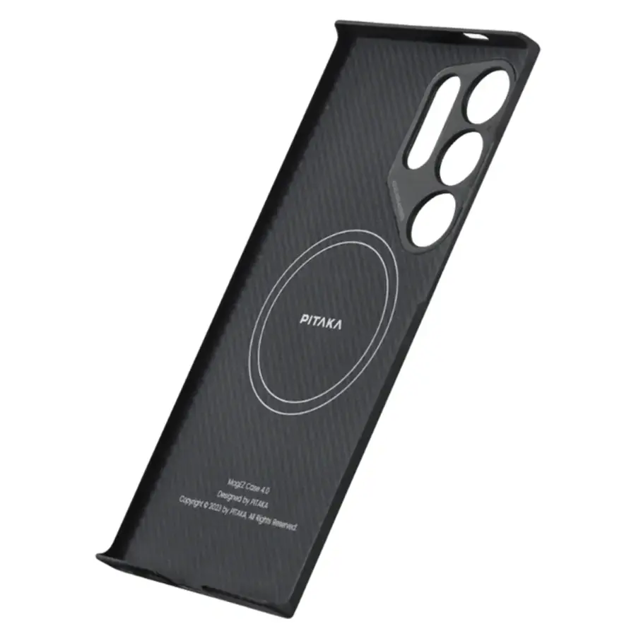 Чохол Pitaka MagEZ Case 4 Twill for Samsung Galaxy S24 Ultra - Black/Grey (KS2401U)